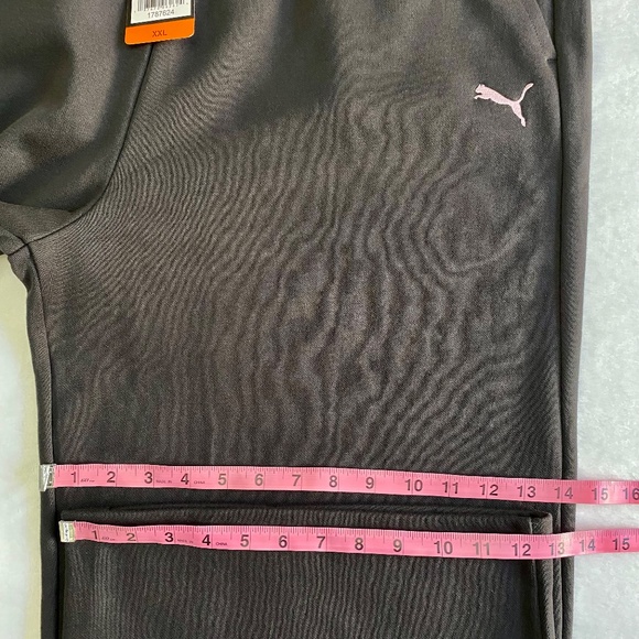 PUMA Ladies' Fleece Pants, Straight Leg, Black, XXL, NWT - Picture 11 of 16